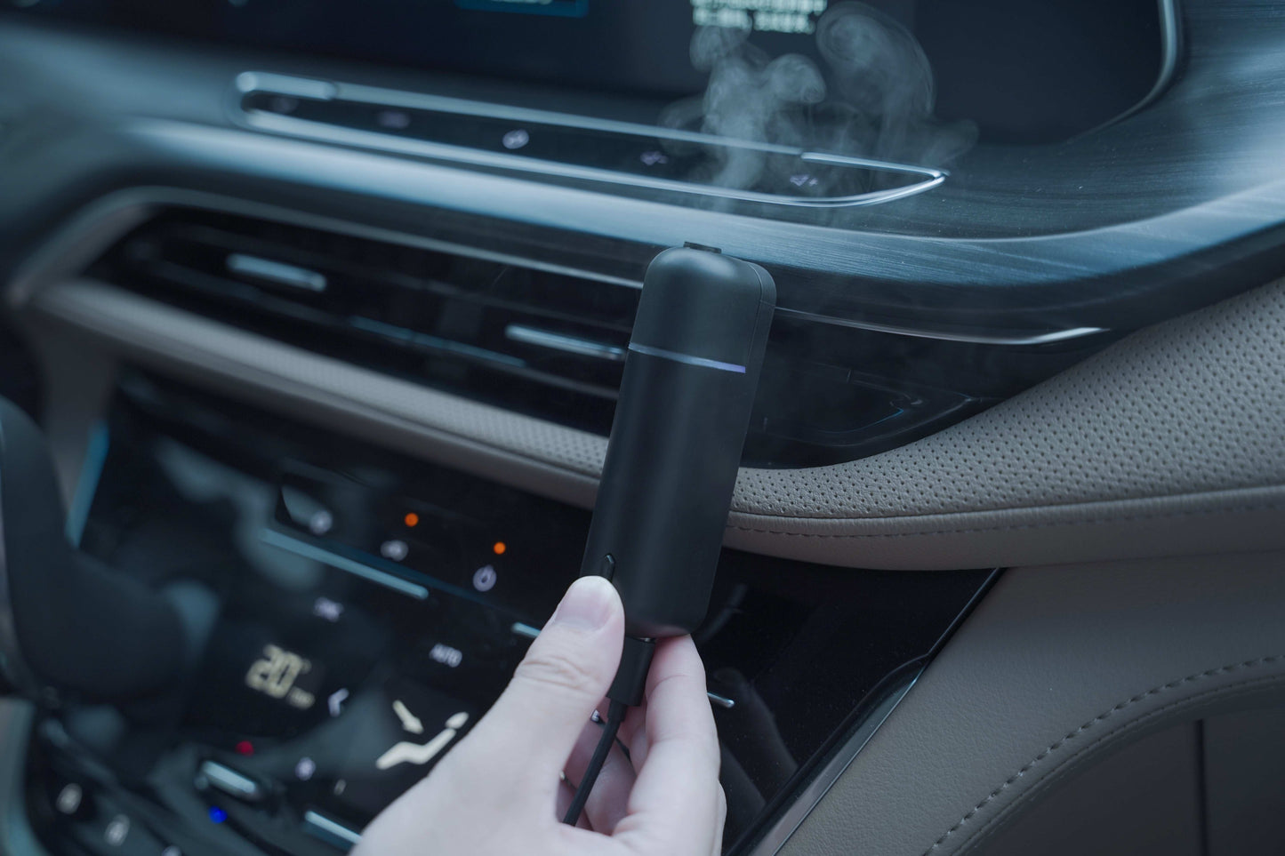 Difusor Car Clip + Kit de 6 Aromas (Black)