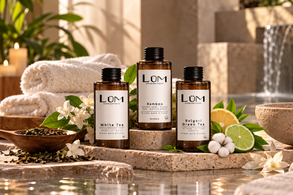 Aromas para difusor en un ambiente de SPA