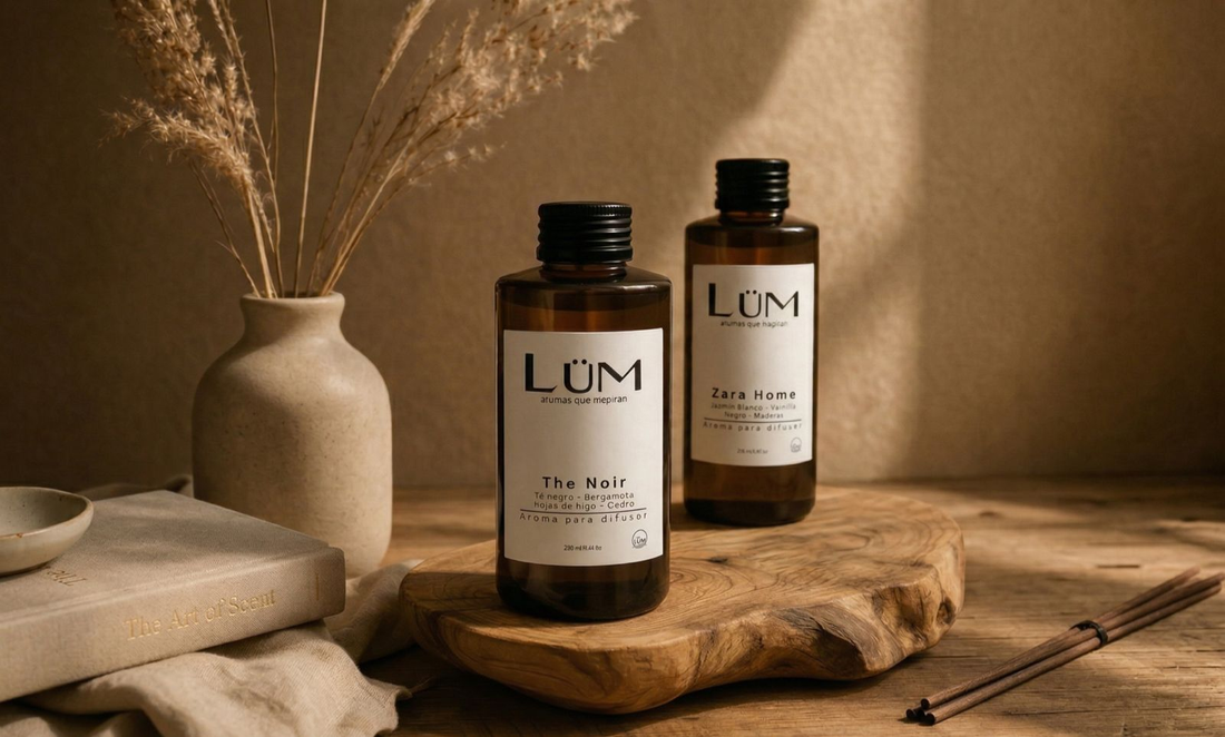 Aromas para difusor: guía práctica para elegir el aroma ideal según tu espacio y mood