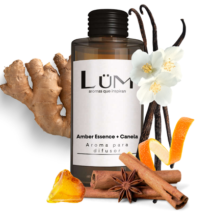 Amber Essence + Canela - Aroma difusor