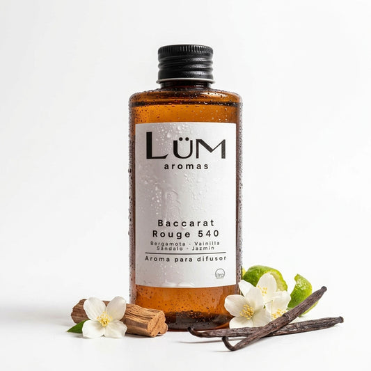 Botella de Aroma Baccarat Rouge 540 para difusor LÜM