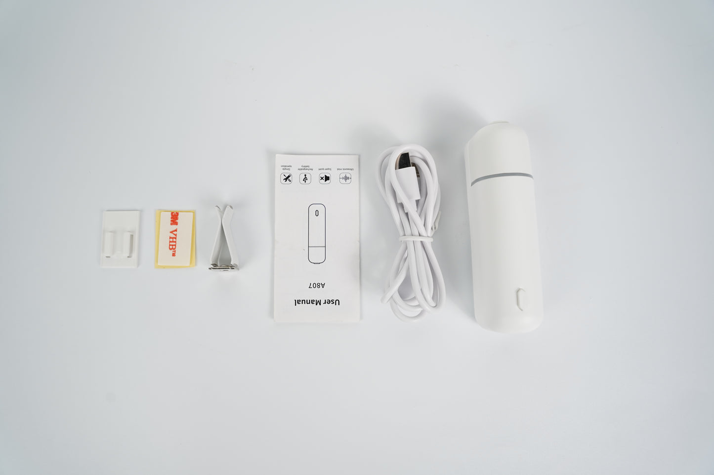 Difusor Car Clip + Kit de 6 Aromas (White)