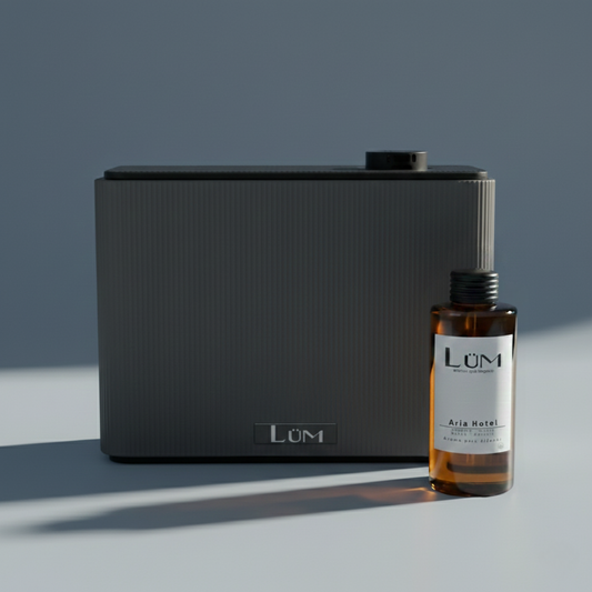 Difusor Solstice 3,000m3 + 800m2 BT- WiFi + Aroma Gratis (Negro)