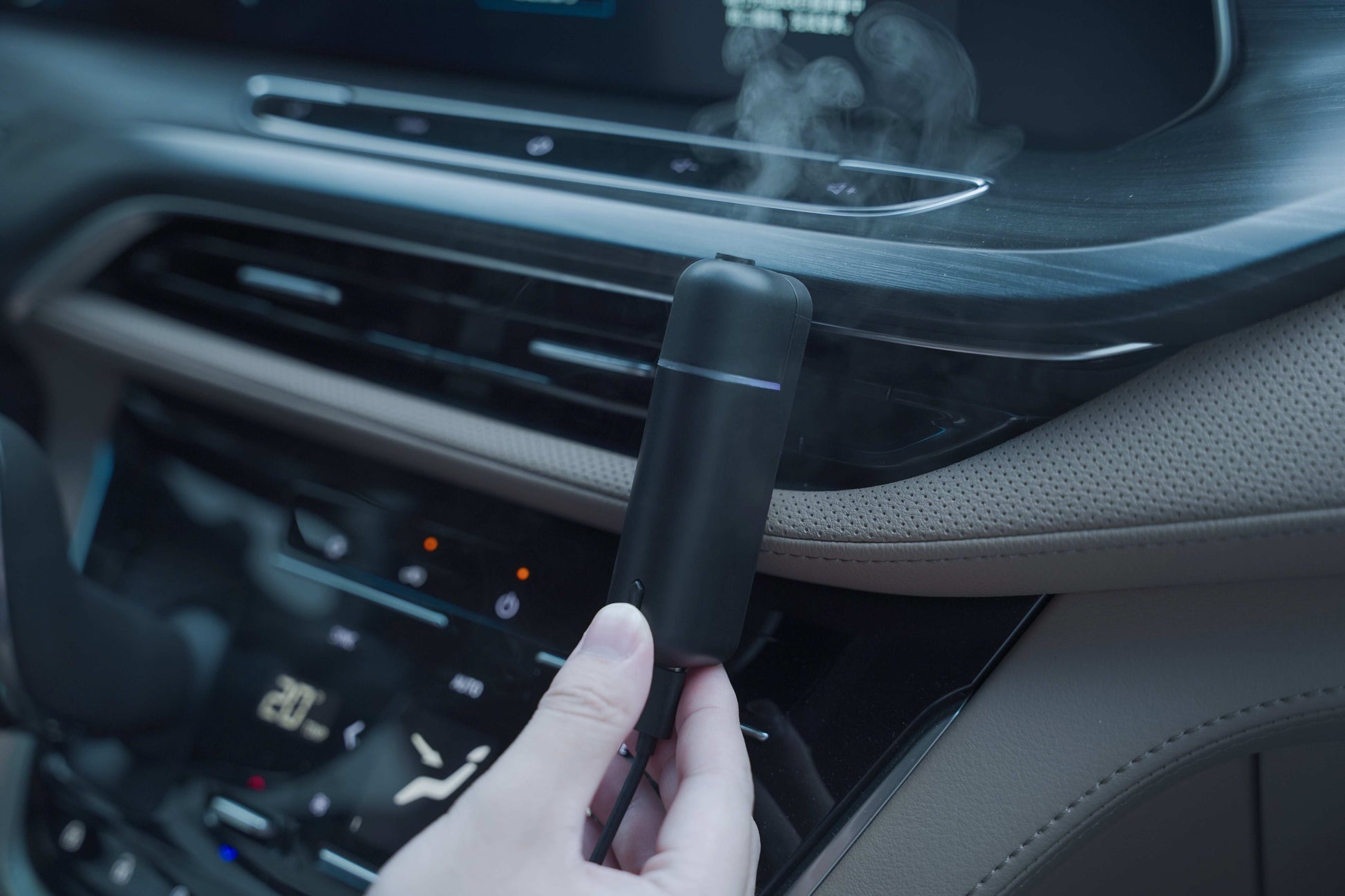 Difusor Car Clip + Kit de 6 Aromas (Black)