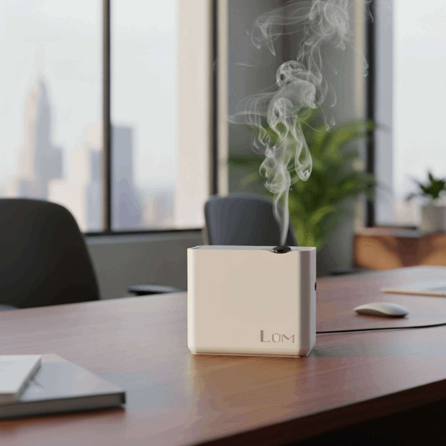Difusor Pulse 2,000m3 - 800m2 BT- WiFi + Aroma Gratis (White)