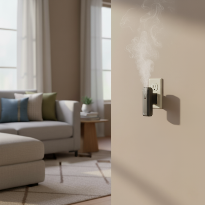 Difusor Wall 180m3 BT + Aroma Gratis (Black)