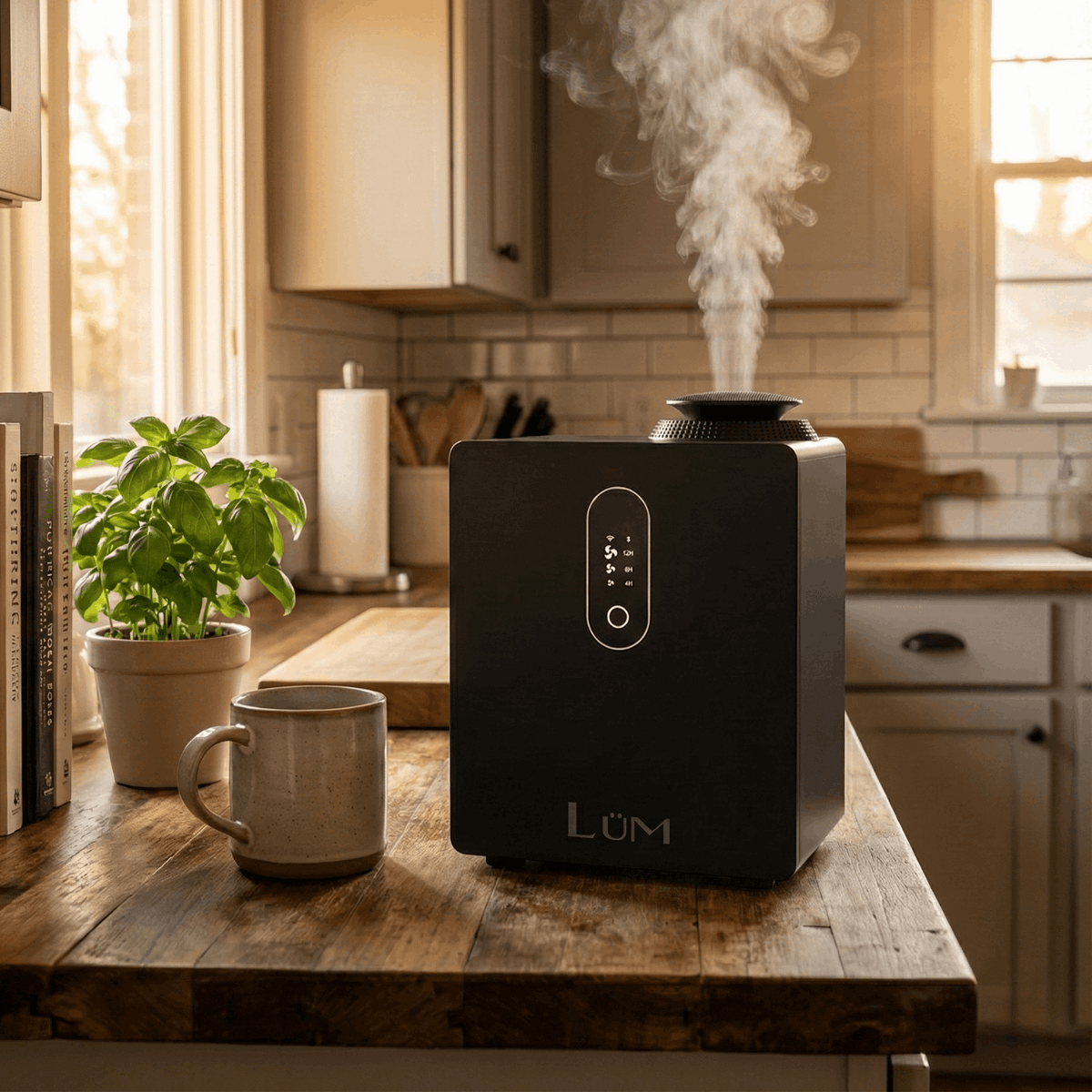 Difusor de Aroma Whisper | 4,000 m³ | 1,600 m² | Black