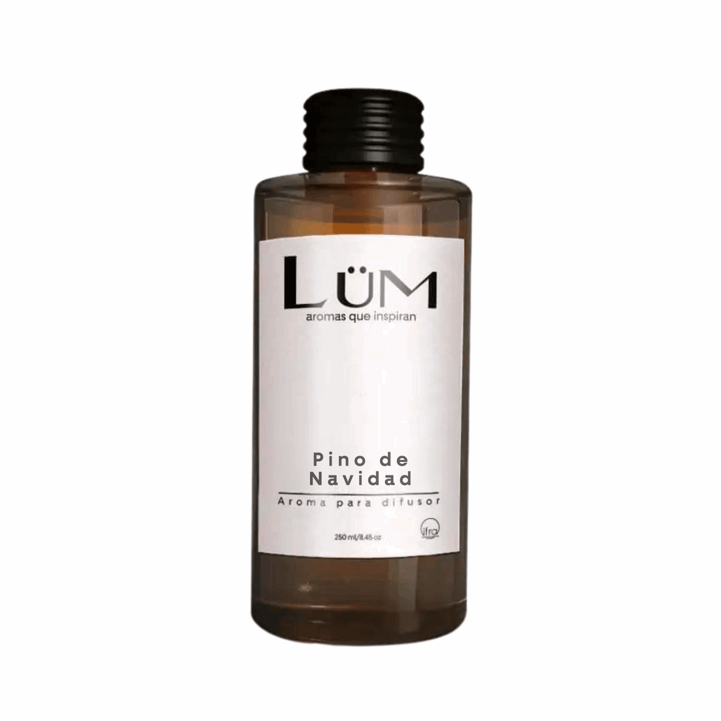 Botella de aroma Pino de Navidad para difusor Lüm en envase ámbar