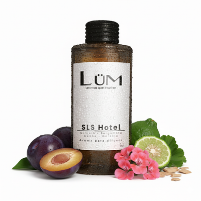 Aroma para difusor SLS Hotel amaderado fresco con bergamota y manzana
